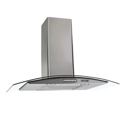 Coifa de Parede Fogatti Slim Vidro Curvo 75cm Inox para 4 a 6 bocas