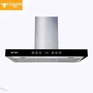 Coifa de Parede SoberanoGrill com Painel Touch e Sensor de Movimento