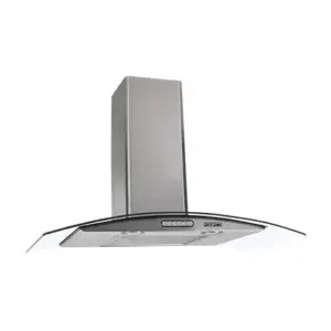 Coifa de Parede Fogatti Vidro Curvo 80cm Inox para 4 a 5 bocas Coifa de Parede Fogatti Vidro Curvo 80cm Inox para 4 a 5 bocas