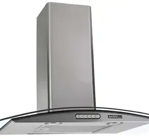 Coifa de Parede Nardelli Slim Vidro Curvo 75cm Inox para 4 a 6 bocas Coifa de Parede Nardelli Slim Vidro Curvo 75cm Inox para 4 a 6 bocas