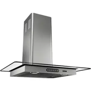 Coifa de Parede Terim Duto Slim Vidro Reto 80cm Inox 220V Coifa de Parede Terim Duto Slim Vidro Reto 80cm Inox 220V