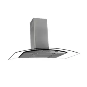 Coifa de Parede Terim Vidro Curvo 75cm Inox para 5 bocas 220V Coifa de Parede Terim Vidro Curvo 75cm Inox para 5 bocas 220V