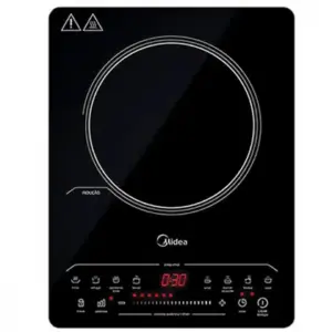 Cooktop de Indução Midea Portátil 1 Boca Vitrocerâmico Preto 127V CYAD11