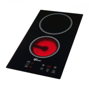 Cooktop Elétrico Fischer 2 Bocas Preto Mesa Vitrocerâmica Painel Touch 220V Cooktop Elétrico Fischer 2 Bocas Preto Mesa Vitrocerâmica Painel Touch 220V
