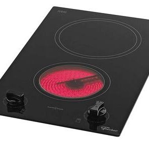 Cooktop Elétrico Fischer 2 Bocas Vitrocerâmico Acendimento Superautomático 7883-11654 Cooktop Elétrico Fischer 2 Bocas Vitrocerâmico Acendimento Superautomático 7883-11654