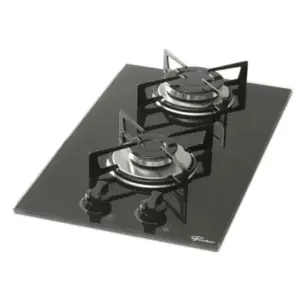 Cooktop a Gás Fischer 2 Bocas Acendimento Automático Cooktop a Gás Fischer 2 Bocas Acendimento Automático