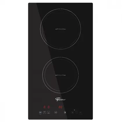 Cooktop a Indução Fischer 2 Bocas Preto Mesa Vitrocerâmica Painel Touch 220V