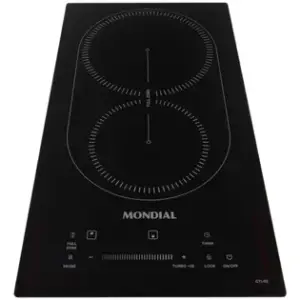 Cooktop a Indução Mondial 2 Bocas Preto Painel Touch Acendimento Automático CTI-02 Cooktop a Indução Mondial 2 Bocas Preto Painel Touch Acendimento Automático CTI-02
