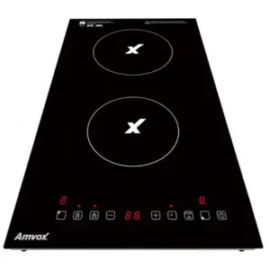 Cooktop a Indução Amvox Turbo 2 Bocas 1500W 220V ACT 204 Cooktop a Indução Amvox Turbo 2 Bocas 1500W 220V ACT 204