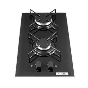 Cooktop a Gás Stelar 2 Bocas Preto Automático Bivolt Cooktop a Gás Stelar 2 Bocas Preto Automático Bivolt