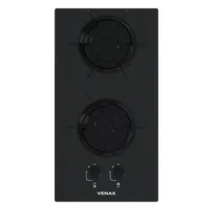 Cooktop a Gás Venax Libero 2 Bocas Preto Gás GLP Cooktop a Gás Venax Libero 2 Bocas Preto Gás GLP
