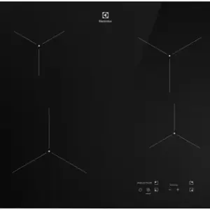Cooktop de Indução Electrolux Efficient 4 Bocas Vitrocerâmico Touch com Powerboost Preto IE6LP