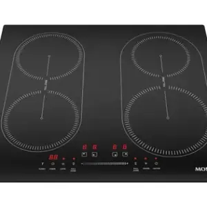 Cooktop de Indução Mondial 4 Bocas Touch 7000W com Função Turbo Preto 220V CTI-03