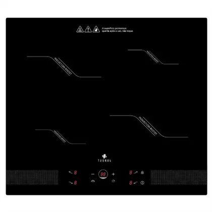 Cooktop de Indução Tronos 4 Zonas Mesa Vitrocerâmica Painel Touch com Timer e Power Boost IF7010B1
