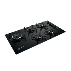 Cooktop a Gás Brastemp 5 Bocas BDD85AE Cooktop a Gás Brastemp 5 Bocas BDD85AE
