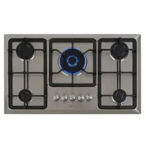 Cooktop a Gás Fischer Infinity 5 Bocas Tripla Chama Acendimento Automático Cooktop a Gás Fischer Infinity 5 Bocas Tripla Chama Acendimento Automático