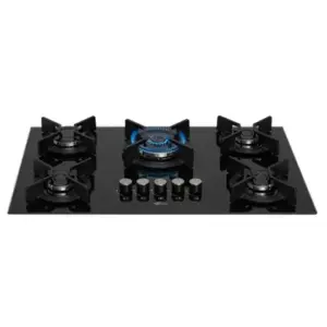 Cooktop a Gás Fischer Infinity TC 5 Bocas Mesa de Vidro Cooktop a Gás Fischer Infinity TC 5 Bocas Mesa de Vidro