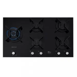 Cooktop a Gás Fischer Infinity 5 Bocas Tripla Chama Mesa de Vidro Cooktop a Gás Fischer Infinity 5 Bocas Tripla Chama Mesa de Vidro