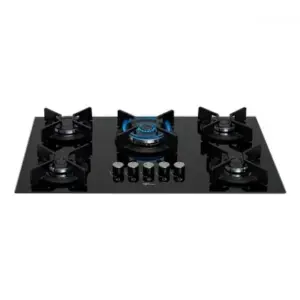 Cooktop a Gás Fischer Infinity 5 Bocas Tripla Chama Mesa de Vidro Preto Cooktop a Gás Fischer Infinity 5 Bocas Tripla Chama Mesa de Vidro Preto