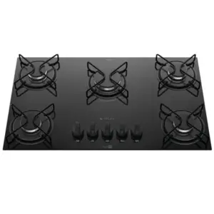 Cooktop a Gás Atlas Agile 5 Bocas Mesa de Vidro Preto Bivolt Cooktop a Gás Atlas Agile 5 Bocas Mesa de Vidro Preto Bivolt