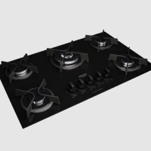Cooktop a Gás Dako Supreme 5 Bocas Vidro Tripla Chama Bivolt 1514 Cooktop a Gás Dako Supreme 5 Bocas Vidro Tripla Chama Bivolt 1514