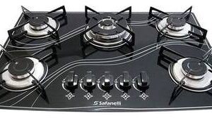 Cooktop a Gás Safanelli 5 Bocas 10500W Bivolt TRI500 Cooktop a Gás Safanelli 5 Bocas 10500W Bivolt TRI500