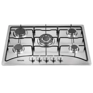 Cooktop a Gás Suggar 5 Bocas Inox Bivolt FG5135IX Cooktop a Gás Suggar 5 Bocas Inox Bivolt FG5135IX