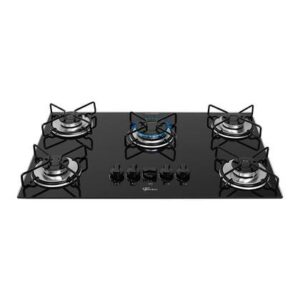 Cooktop a Gás Fischer Fit Line 5 Bocas Trempe Esmaltada Aramado Cooktop a Gás Fischer Fit Line 5 Bocas Trempe Esmaltada Aramado