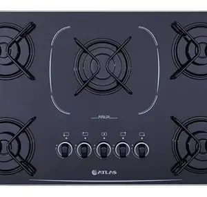 Cooktop a Gás Atlas Agile Up 5 Bocas Aço Esmaltado Cooktop a Gás Atlas Agile Up 5 Bocas Aço Esmaltado