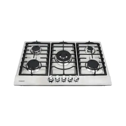 Cooktop a Gás Cuisinart Casual Cooking 5 Bocas 76 cm Inox 220V 4093180002