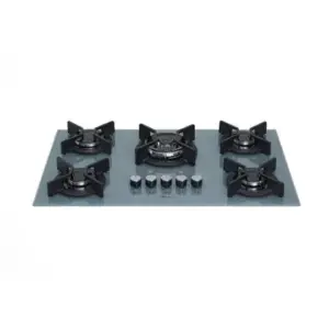 Cooktop a Gás Fischer Infinity 5 Bocas Tripla Chama Trempe de Ferro Fundido Eiger Bivolt 82005 Cooktop a Gás Fischer Infinity 5 Bocas Tripla Chama Trempe de Ferro Fundido Eiger Bivolt 82005