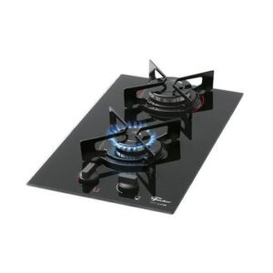 Cooktop a Gás Fischer Fit Line 2 Bocas Preto 2Q TC Cooktop a Gás Fischer Fit Line 2 Bocas Preto 2Q TC