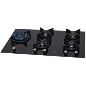Cooktop a Gás Fischer Infinity 5Q Ferro Fundido Mesa Vidro Preto Bivolt 31800-82260 Cooktop a Gás Fischer Infinity 5Q Ferro Fundido Mesa Vidro Preto Bivolt 31800-82260