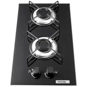 Cooktop a Gás Natural Stelar Nivus 2 Bocas Bivolt GN Cooktop a Gás Natural Stelar Nivus 2 Bocas Bivolt GN