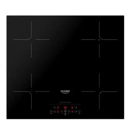 Cooktop de Indução Dako Supreme 4 Bocas Preto 220V