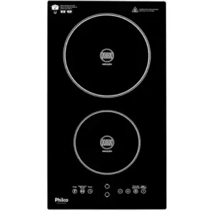 Cooktop a Indução Philco 2 Bocas 9 Níveis de Potência 220V PCT11P Cooktop a Indução Philco 2 Bocas 9 Níveis de Potência 220V PCT11P