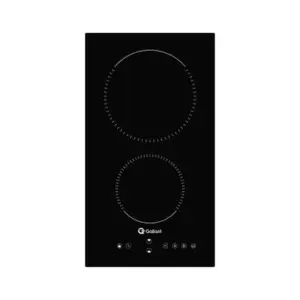 Cooktop de Indução Gallant 2 Bocas Vitrocerâmico Painel Touch Screen Preto 220V GCT02VINA-PT220