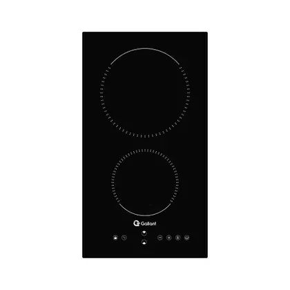 Cooktop de Indução Gallant 2 Bocas Vitrocerâmico Painel Touch Screen Preto 220V GCT02VINA-PT220