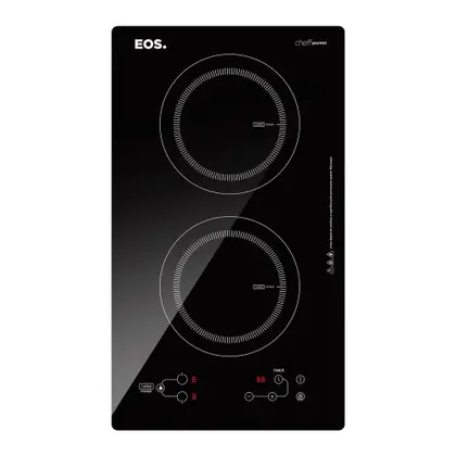 Cooktop a Indução EOS Cheff Gourmet 2 Bocas Portátil Preto 3300W 220V ECI02EPP
