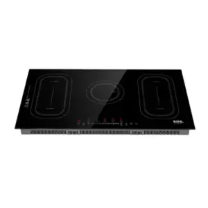 Cooktop de Indução EOS 5 Bocas 90cm com Freezone Due Preto 9500W 220V ECI05EPF