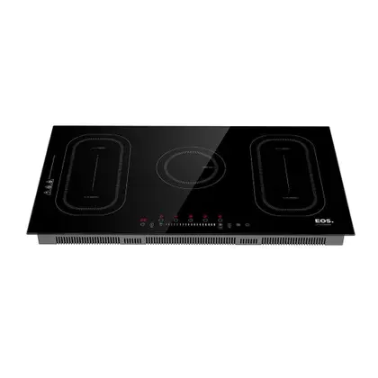 Cooktop de Indução EOS 5 Bocas 90cm com Freezone Due Preto 9500W 220V ECI05EPF