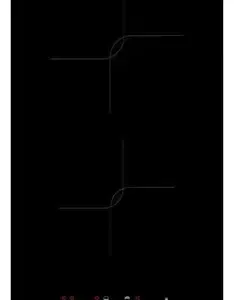 Cooktop de Indução Itatiaia Midi 2 Bocas Preto 127V CIMID2001