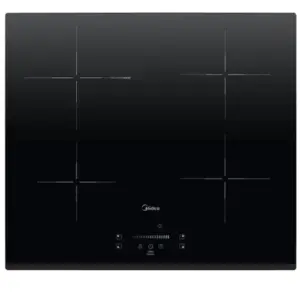 Cooktop de Indução Midea Even Pro 4 Bocas com 9 Níveis de Potência Preto CYC40P2