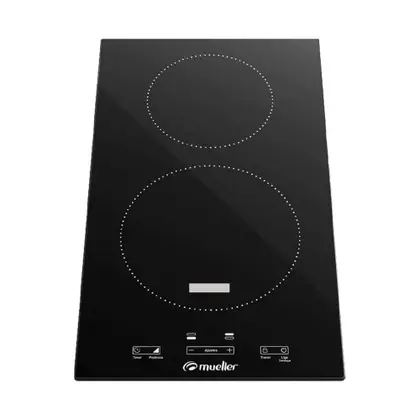 Cooktop a Indução Mueller 2 Bocas Mesa Vitrocerâmico Painel Touch 220V