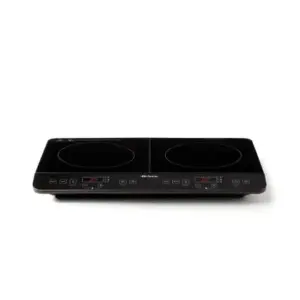 Cooktop a Indução Ariete 2 Bocas Portátil Vitrocerâmico Touch Screen Preto 1998 Cooktop a Indução Ariete 2 Bocas Portátil Vitrocerâmico Touch Screen Preto 1998
