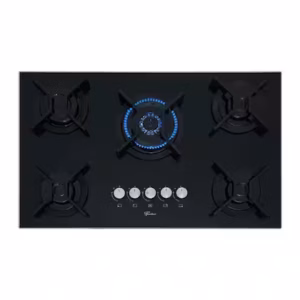 Cooktop a Gás Fischer TC Infinity 5 Bocas Preto Bivolt 26298-57077 Cooktop a Gás Fischer TC Infinity 5 Bocas Preto Bivolt 26298-57077