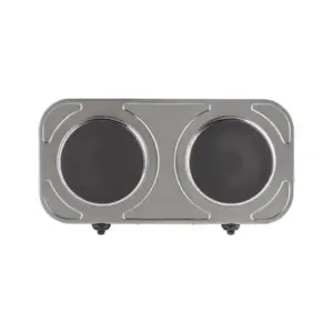 Cooktop Elétrico Agratto 2 Bocas Portátil 2000W Aço Inoxidável Cooktop Elétrico Agratto 2 Bocas Portátil 2000W Aço Inoxidável