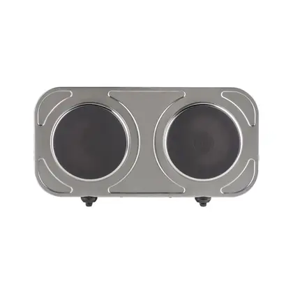 Cooktop Elétrico Agratto 2 Bocas Portátil 2000W Aço Inoxidável