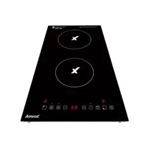 Cooktop a Indução Amvox 2 Bocas Preto 1500W 220V ACT 204 Cooktop a Indução Amvox 2 Bocas Preto 1500W 220V ACT 204