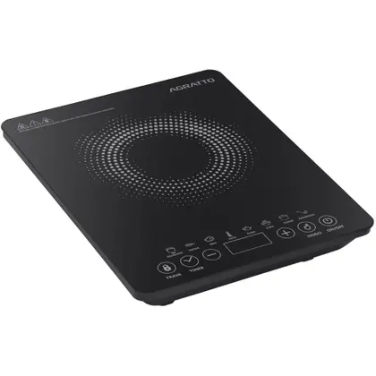Cooktop de Indução Agratto Portátil 1 Boca 1200W Preto 127V ACKI01I-01